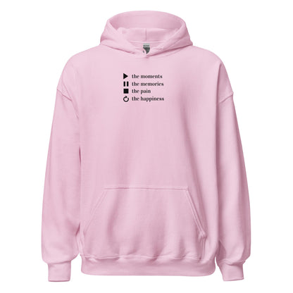 Motivational Quote Pink Hoodie Womens | Streetwear Hooded Sweatshirts 