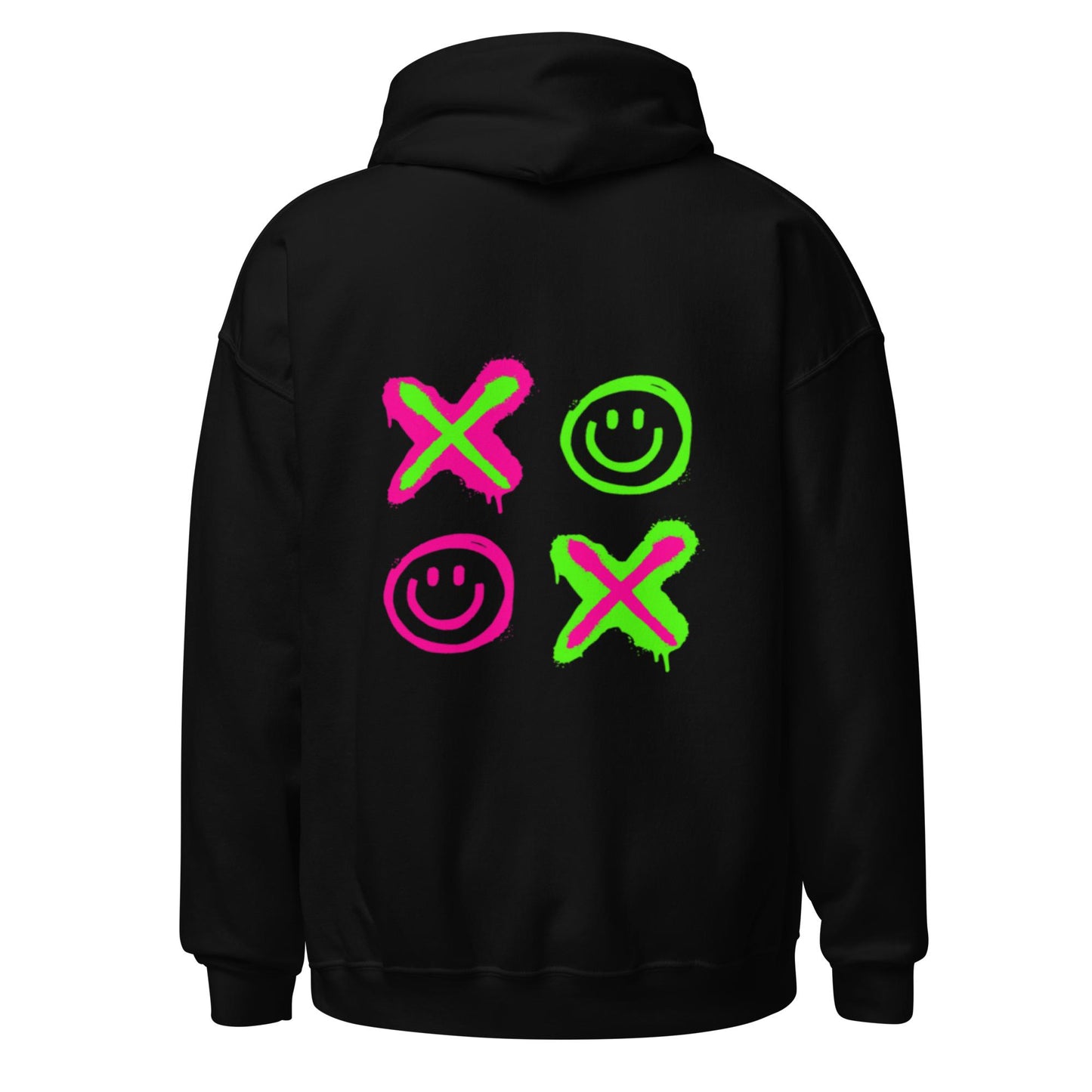 Pink XOXO Neon Graffiti Unisex Hoodie | UNRSVD Beauty