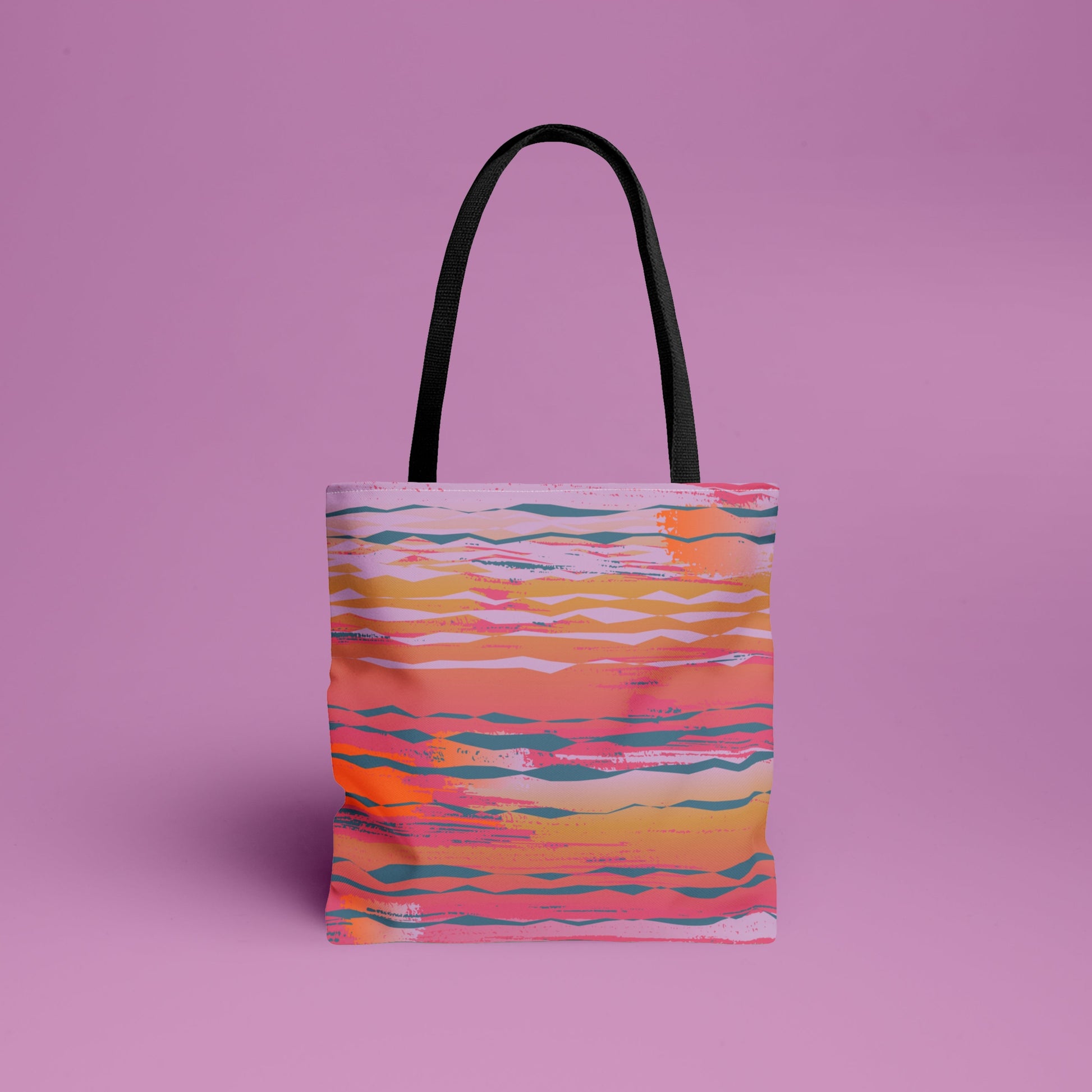 Pink abstract Womens Tote Bag