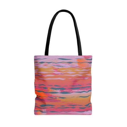 Pink abstract Womens Tote Bag | UNRSVD Beauty