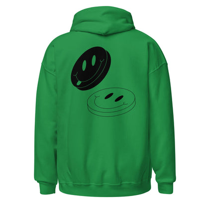 Smiley Face Hoodie Coin Flip | Unisex Jumpers UK | UNRSVD Beauty