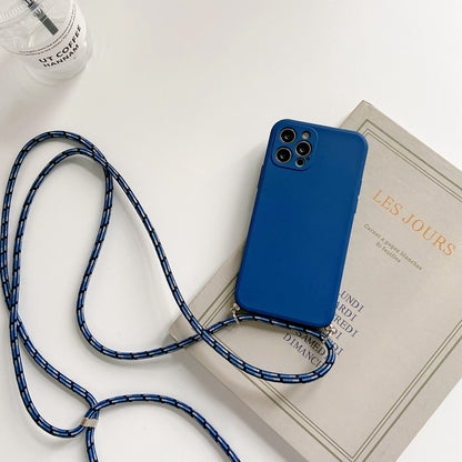 Elegant Crossbody Silicone Iphone Case